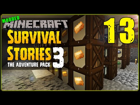 Minecraft Modded | Survival Stories 3 [S1E13] - Storage and Blood Moons!