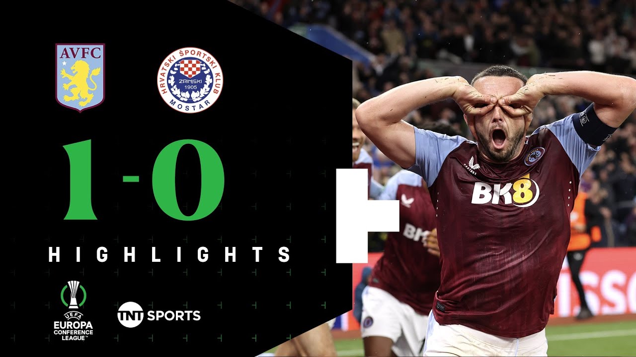 Aston Villa vs Zrinjski highlights