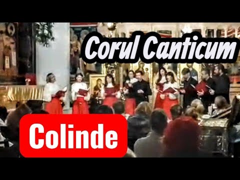 Grupaj de colinde îngerești interpretate de corul Canticum. Dirijor Răzvan Radoș.Biserica Mătăsari.