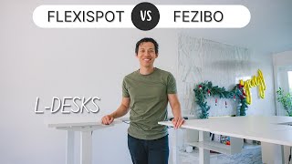 Flexispot vs. Fezibo L-Shaped Standing Desks Comparison