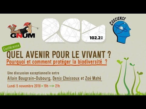 Quel Avenir Pour le Vivant ? - conférence du  05.11.2018