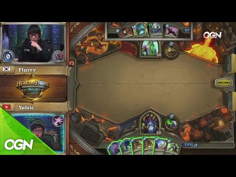 [2016.10.03] 4강 Flurry vs Yulsic - 하스스톤 APAC 하계 월드챔피언십 2016