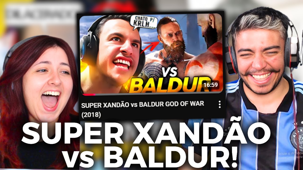 SUPER XANDÃO vs BALDUR GOD OF WAR (2018) | REACT