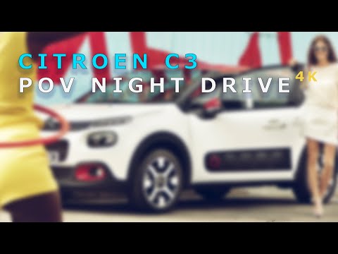 Citroen C3 Night | 4K POV Test Drive ASMR | SCC car and video