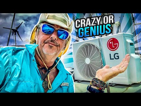 SSL674 ~ LG mini-split A/C on a SAILBOAT.. Crazy, or GENIUS?!?  (Making BOAT LIFE Better)