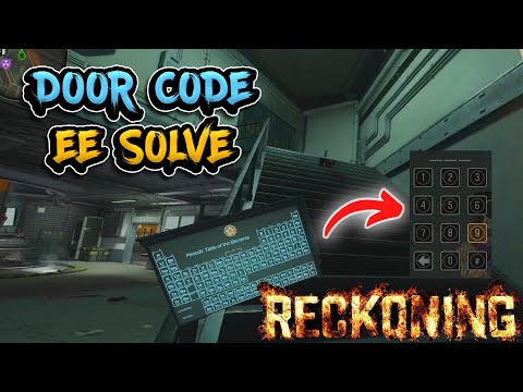 Key PAD Puzzle Solved RECKONING Periodic Table Black Ops 6 Zombies Easter Egg