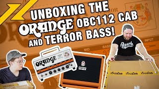 Video thumbnail for ORANGE AMPS Terror Bass Head and OBC 112 Bass Speaker Cabinet Unboxing | GEAR GODS by Trey Xavier