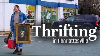 What I found Thrift Shopping in Charlottesville VA | Vlogmas Day 21