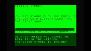 Curse of Crowley Manor for the TRS-80 CoCo