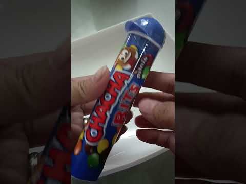 Opening ASMR GOYA CHACHA MINIS BITS MILK CHOCOLATE & CANDY SHELL #shorts