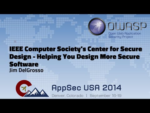 Image thumbnail for talk IEEE Computer Societys Center for Secure Design