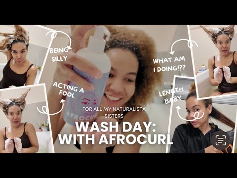 WASH MY TYPE 4 HAIR WITH ME USING AFROCURL!! LOW POROSITY WITH GREAT RESULTS