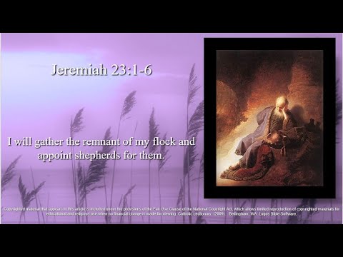 16th Sunday in Ordinary Time B - First Reading - Jeremiah 23:1–6 – I will gather the remnant o