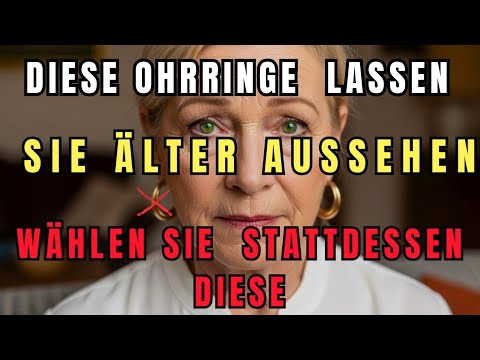 These 5 earrings you should not wear after the age of 60.