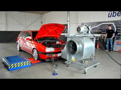 VW Golf 3 GTI 16v Leistungsmessung bei FTS Tuning (Prüfstand)