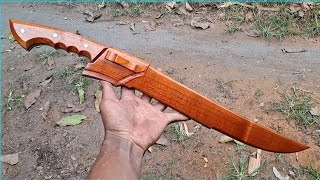 Download lagu Membuat golok tebas panjang 45 CM dari per daun/Making a 45 cm long machete from a leaf spring mp3