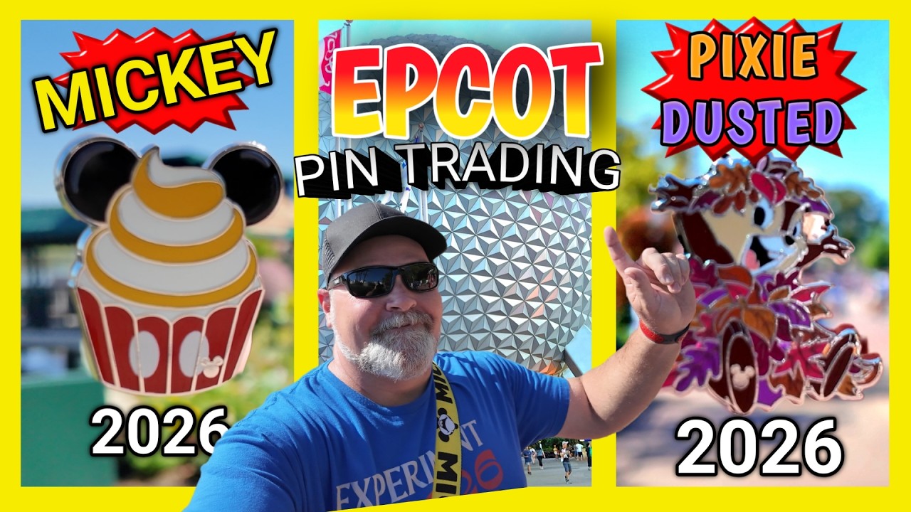 Pin Trading at EPCOT 🌐 Rare Disney Pins & Surprises! - April 2026
