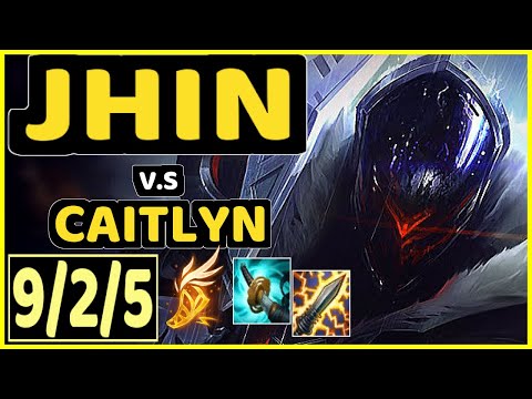 CHRISBERG (JHIN) vs CAITLYN - 9/2/5 KDA BOTTOM ADC CHALLENGER GAMEPLAY - EUW