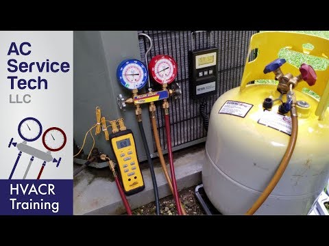 Refrigerant Charging Checking the R 22 Refrigerant Charge on AC Condensor Subcooling Method