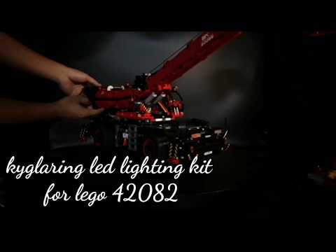 kyglaring led light kit for lego 42082  Rough Terrain Crane