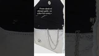 Meet the unsung hero of your ensemble: our Metallic Clutch with Removable Chain Strap! 🌟✨