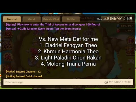 GW 146: Vs. New Def Team on G3 rank - Summoners War DPWU (Sister/Twins)