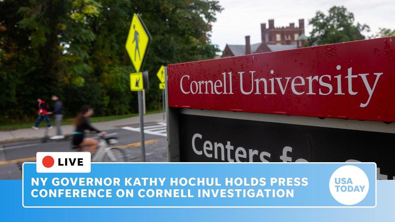 LIVE: New York governor press conference on Cornell University sexual assault investigation
