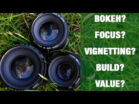 Canon 50mm shootout - 1.8 vs 1.4 vs 1.2L