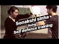 Sonakshi Sinha Doing Self Defence Training With Kuldeep Shashi