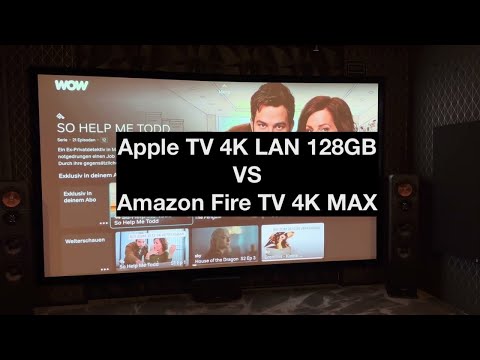 Apple TV 4k Lan vs. Amazon Fire Stick 4k Max Optik und Bedienung wo ist der unterschied