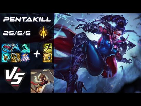 BOTTOM Vayne vs Corki [PENTAKILL] - EU Grandmaster Patch 26.3