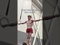 Iron Cross Difficulty Rating: 10/10 😳 #gymnast #calisthenics #rings #strength #ironcross #olympics