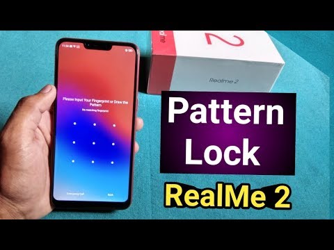 RealMe 2 Pattern Lock Method ( How to Set ) So Simple Hindi Video