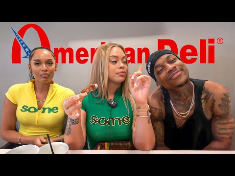 Tylil, Latto & Brooklyn AMERICAN DELI MUKBANG!