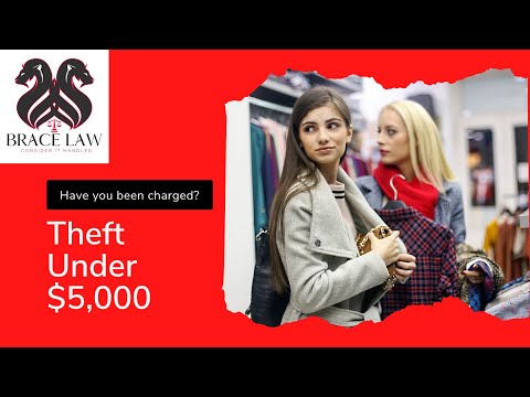 Theft Under $5,000 Explained | Law Firm in Vaughan & Oakville | Brace Law