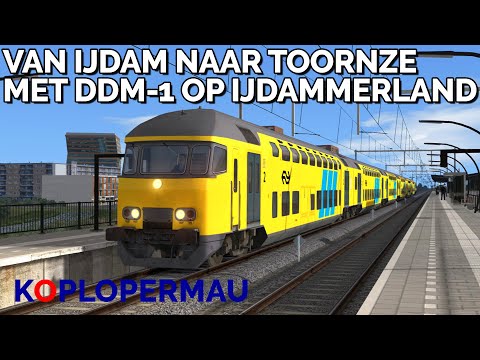 Train Simulator 2022: Spitstrein met DDM-1 van IJdam naar Toornze op 't IJdammerland!