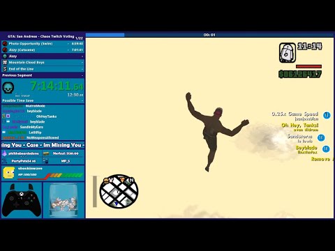GTA San Andreas Chaos Mod Chat Voting Part 3 - Hugo_One Twitch Stream - 11/27/2020