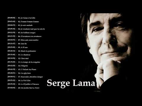 Serge Lama Greatest Hits Album🎧Serge Lama Les Plus Belles Chansons