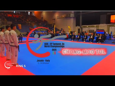 Male team pattern(DPRK🇰🇵)ITF TAEKWONDO WORLD CHAMPIONSHIP.JESOLO,ITALY 2025