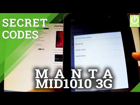 Secret Codes MANTA MID1010 3G - Hidden Menu in Manta Tablet