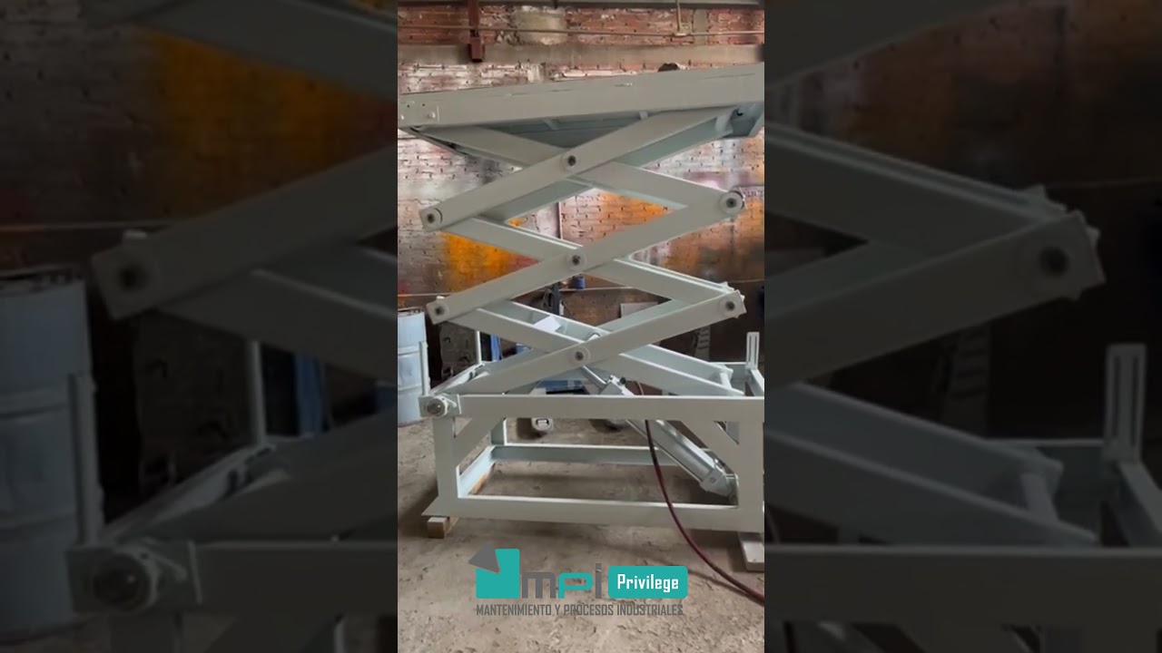 Mesa con elevadores hidráulicos | MPI Privilege #industria #innovación #mpi #tecnología #hidraulica