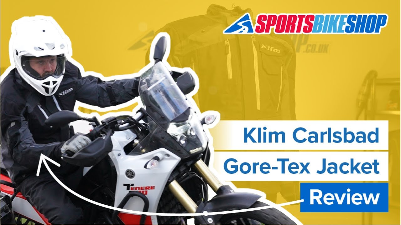 Klim Carlsbad V3 Gore-Tex CE Textile Jacket - Stealth Black Video