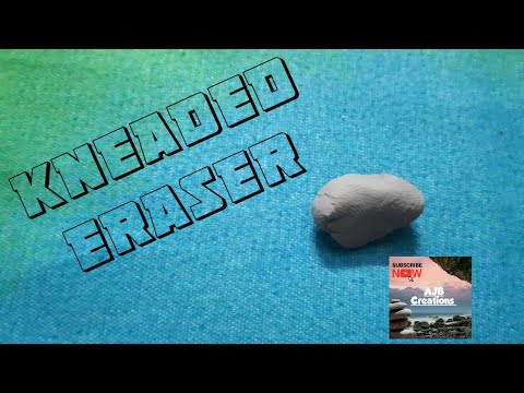 How to make Kneaded Eraser ( clay ) without tape.