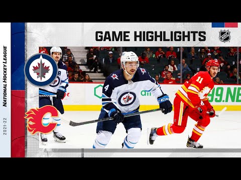 Jets @ Flames 11/27/21 | NHL Highlights