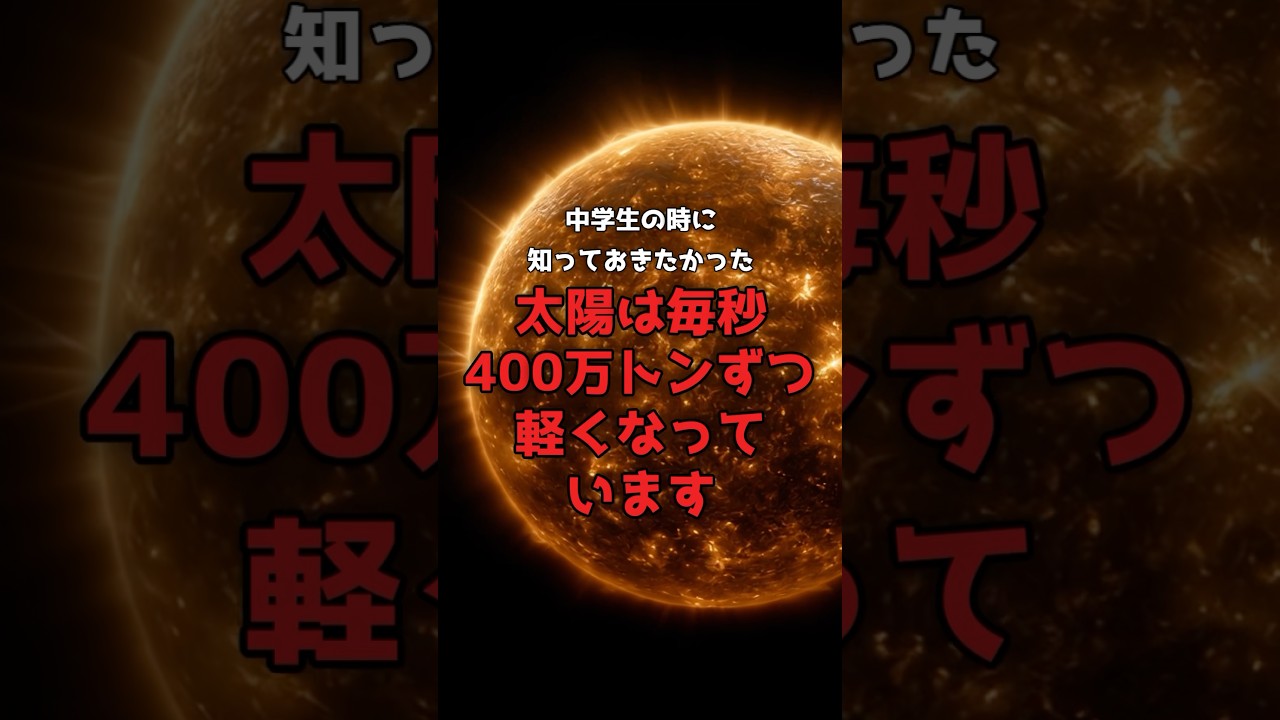 あなたが見る太陽は、昨日より軽い。 のサムネイル