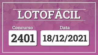 Capa de LOTOFÁCIL 2401