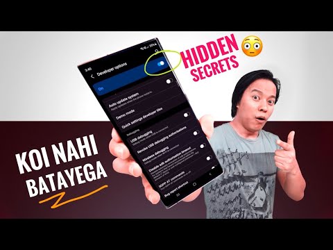 Developer Options : 10 Secret Hidden Android Smartphone Settings ⚡️⚡