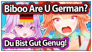 Biboo's German is Too Good, It Surprised Kiara 【Hololive】