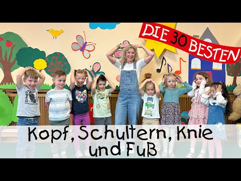 Kopf, Schultern, Knie und Fuß - Singen, Tanzen und Bewegen || Kinderlieder