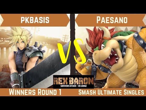 Rex Baron 9 Winners Round 1 - pkbasis (Cloud) Vs. Paesano (Bowser)